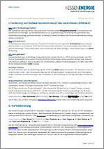 Download: Kurzinformation zur Förderung von Nahwärmenetzen